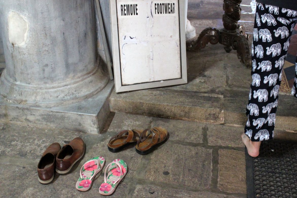 remove your shoes