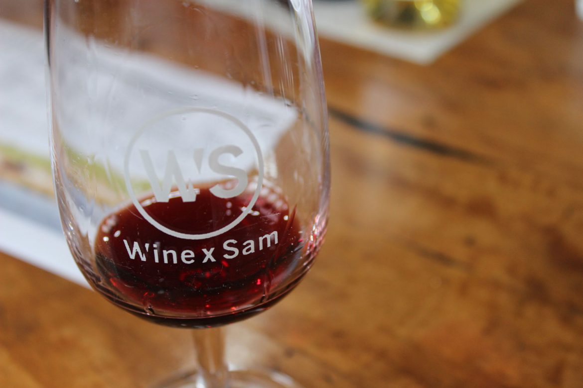 wine x sam tasting