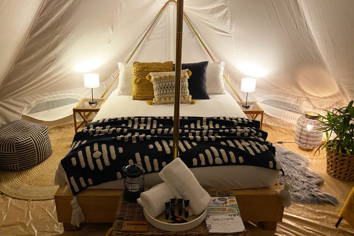 Glamping tent
