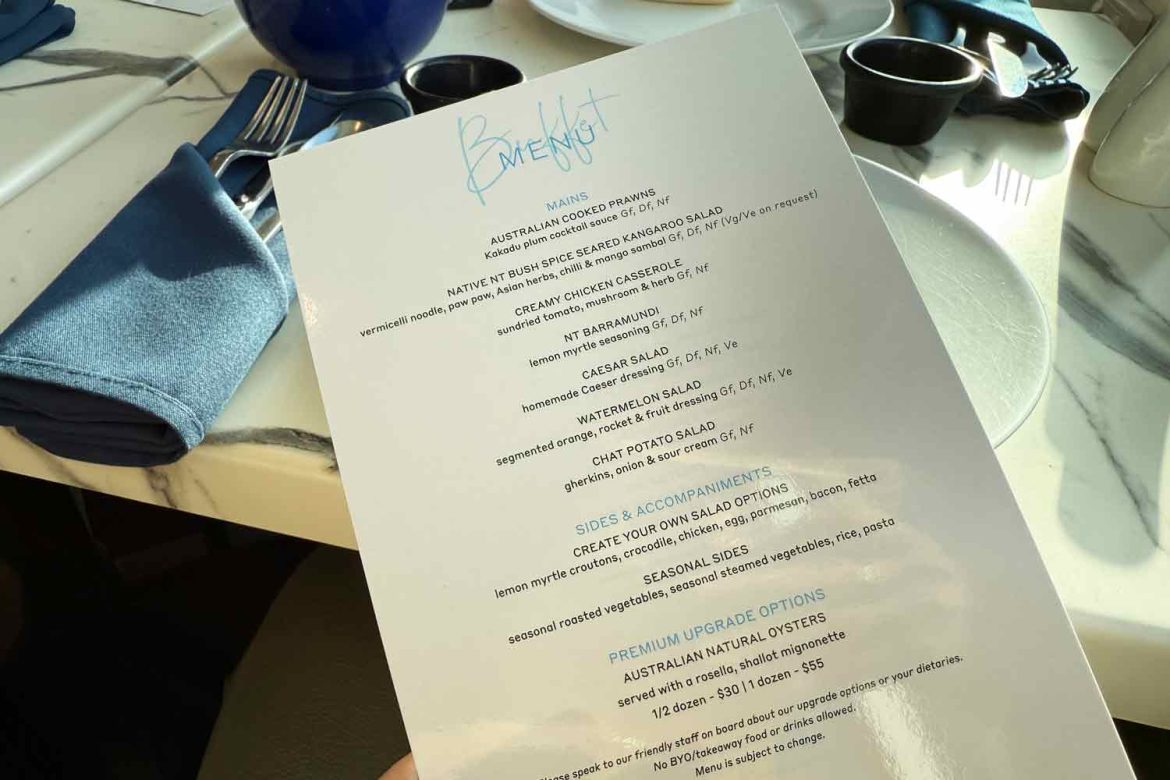 Darwin-cruise-menu